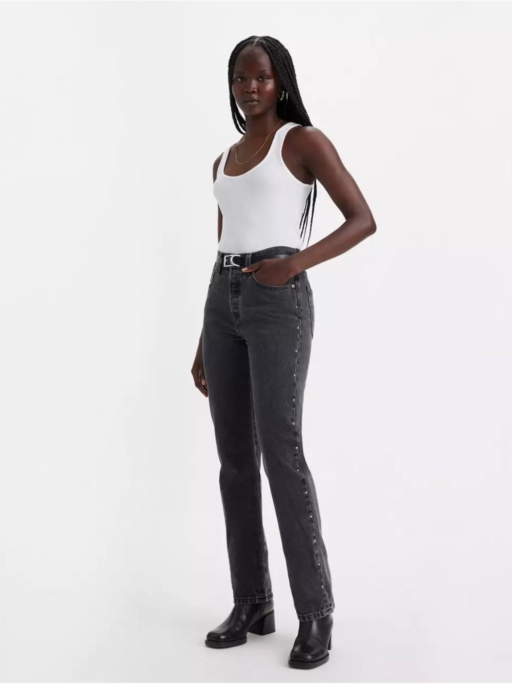 Levi's 501 '90s Straight Studded Jeans